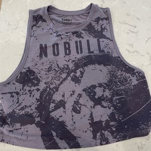 Purple Paint Splatter Nobull Project Muscle Tank
